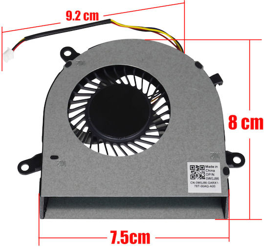 Лаптоп вентилатор Cpu Cooling Fan Dell Inspiron 24 3475 All-in-one 01tmp6 1tmp6 Cn-01tmp6 Bsc0705ha-00 4pin Код 81643