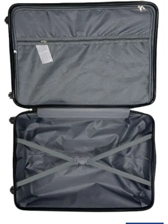 Ormi Hard Gray Travel Suitcases with 4 Wheels Set of 3 Pieces