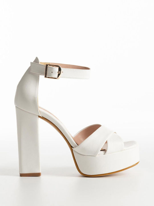 Sandalen Weiß