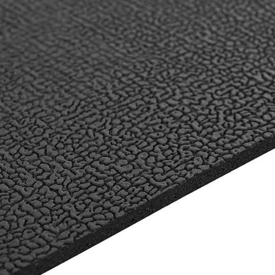 vidaXL Boden Bodenbelag für Turnhallengeräte Fitnessstudio Schwarz 183x122cm 1Stück