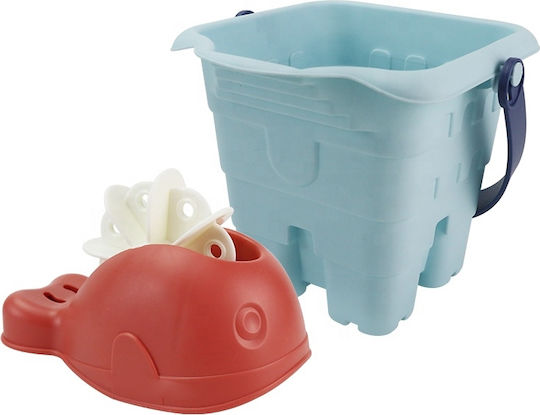 Set 7 Sand Toys Castle Bucket Sand Molds Accessories Woopie Pastel