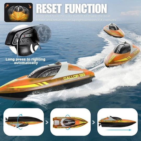 Ferngesteuertes Schnellboot Orange