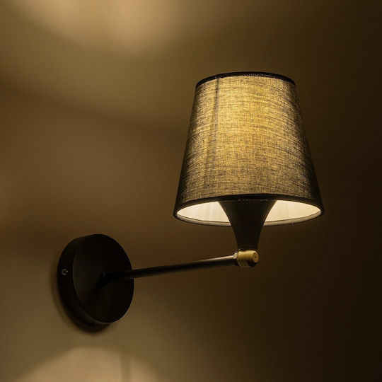 GloboStar Lamp Wall Black 15x20cm GloboStar Lamp Wall Black 15x20cm