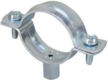 Galvanized Double Thread Pipe Support 107 – 112mm M8 M10