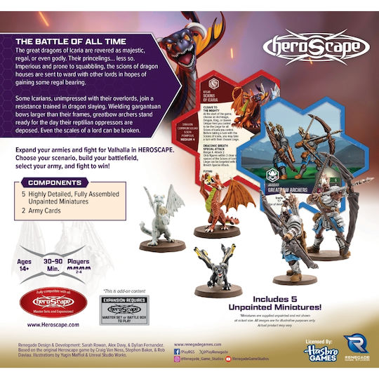 Heroscape Age Annihilation Archers & Scions Expansion En 2-4 Players 14+