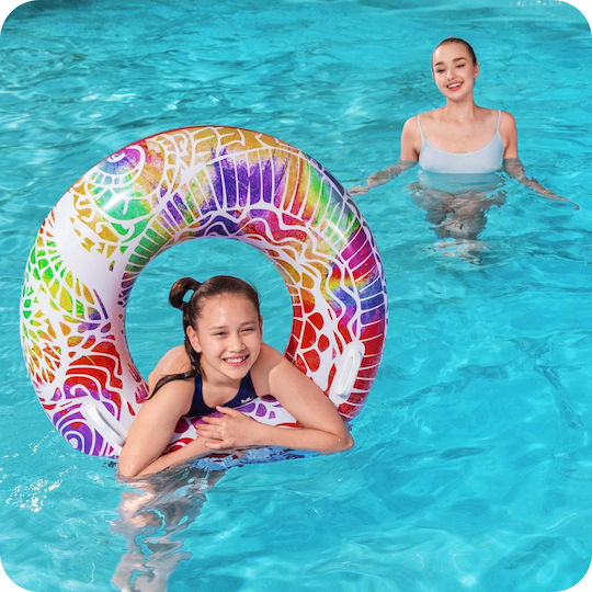 Inflatable Swim Ring Handles Bestway 91 Cm Red