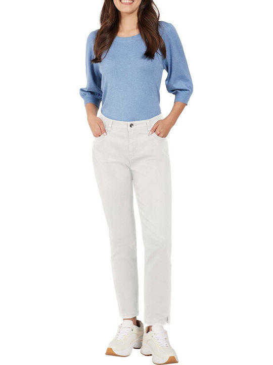 Jensen Jane Damen Stoff Hose Narrow Ecru Jensen Jane Damen Stoff Hose Narrow Ecru