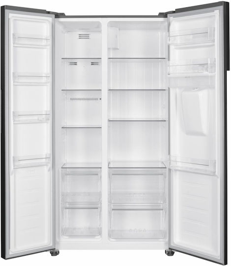 Heinner 439lt Total NoFrost Î177xL91xA59cm. Inox HSBS-HM439NFINVXWDD