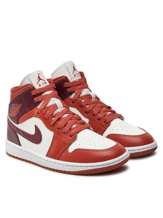 Air  1 Mid Boots Orange