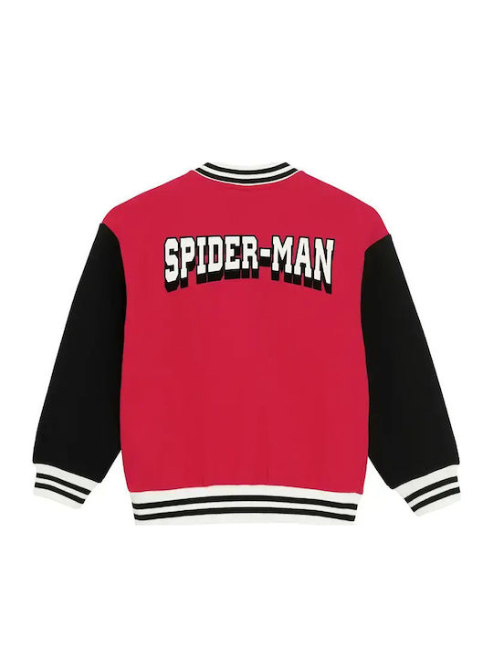 Kinder-Sweatshirt Strickjacke Rot