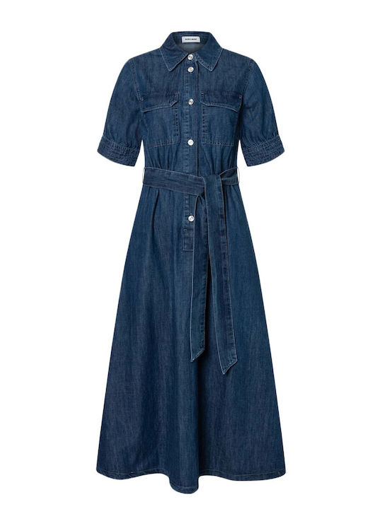 MORE & MORE Rochie Din Denim All Day Albastră