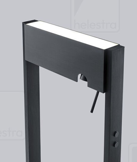 Helestra LED Floor Lamp with Warm White Light Black