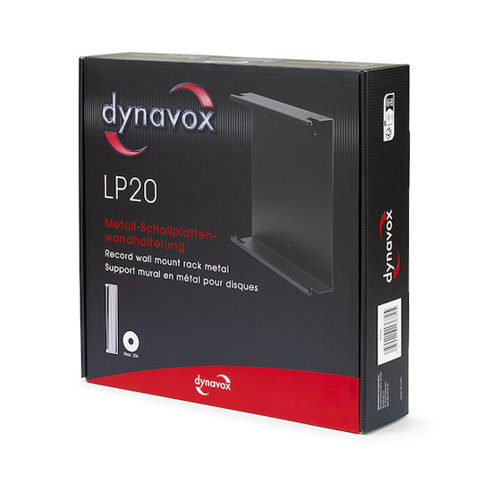 Dynavox Lp20 Metal Black Επιτοίχια Βάση Στήριξης Βινυλίων 12''