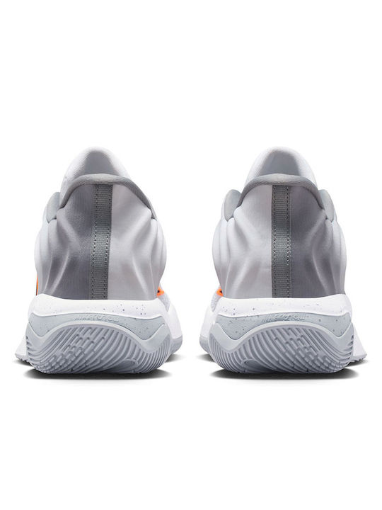 Giannis Immortality 4 Χαμηλά Μπασκετικά Παπούτσια White / Volt / Wolf Grey / Black