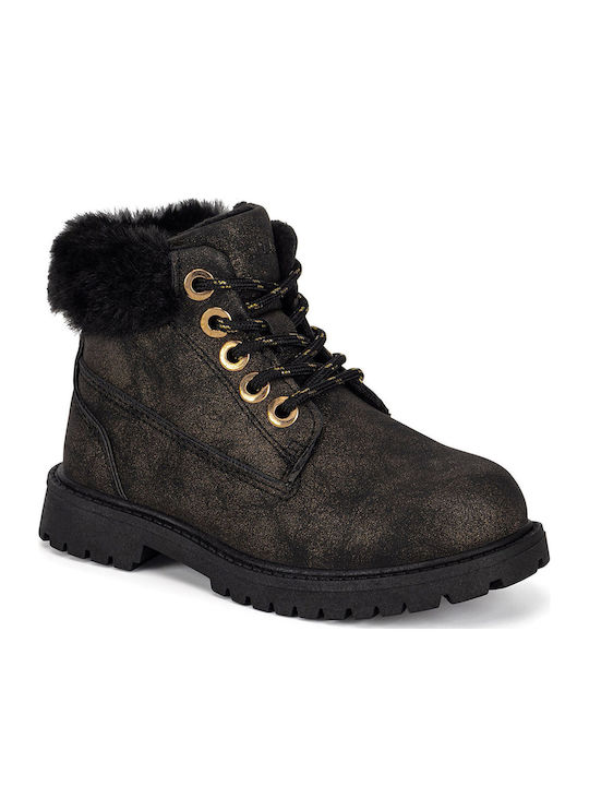 Kinder Sneakers Hoch Schwarz