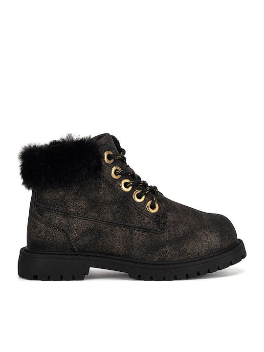 Kinder Sneakers Hoch Schwarz