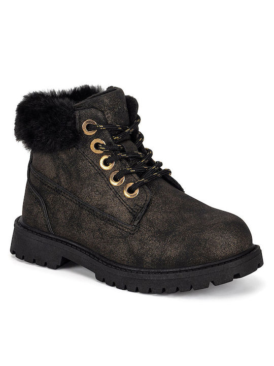 Kinder Sneakers Hoch Schwarz