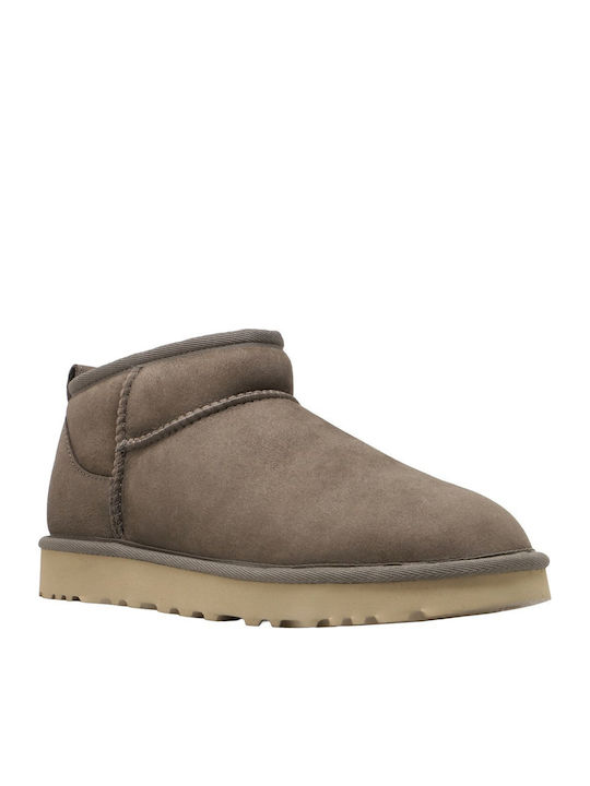 UGG Classic Ultra Mini Ankle Boots Brown