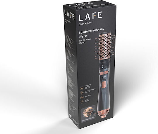 Lafe Ceramic Electric Hair Brush with Air and Rotating Head for Curls 1200W