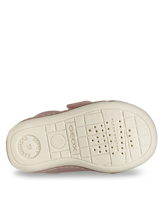 Tutim Kids Sneakers High Anatomic with Hoop & Loop Closure Pink