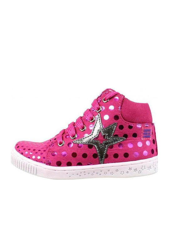 Kids Sneakers High Anatomic Fuchsia