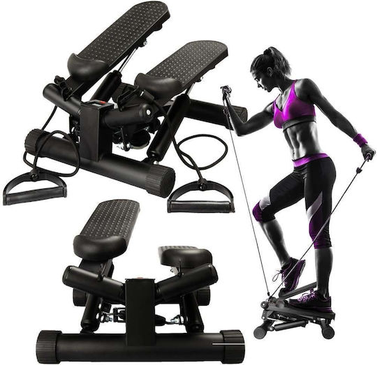Mini Stepper με Λάστιχα Εκγύμνασης