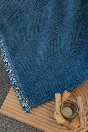 Mc Decor Триместен диван Throw 180x280см. Blue