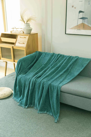 Mc Decor Σετ Ριχτάρια 2τμχ Chenille Πράσινο