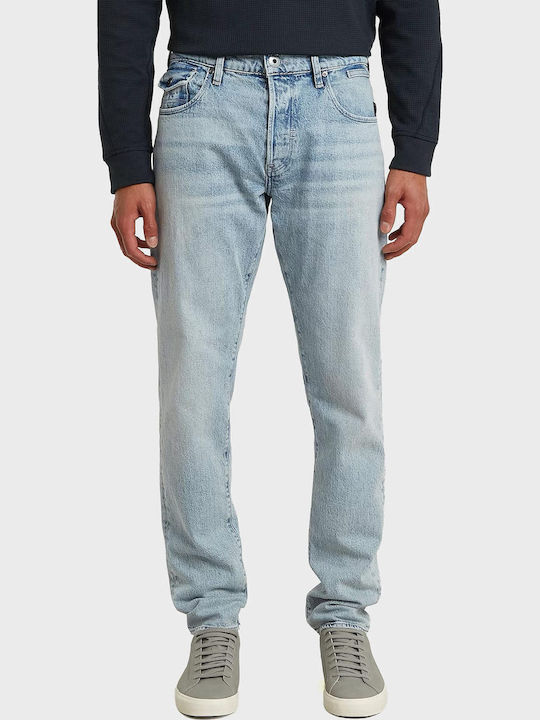 Morry Fwd Men's Jeans Pants with Regular Tapered Fit Light Aged Denim