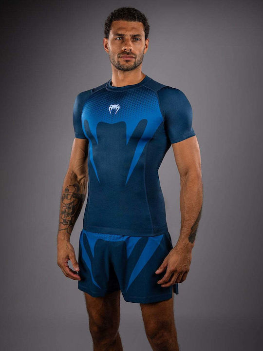 Venum Bărbați Cu mânecă scurtă Tricou VENUM-05915-004 pentru Jiu-Jitsu Albastru Venum Bărbați Cu mânecă scurtă Tricou VENUM-05915-004 pentru Jiu-Jitsu Albastru
