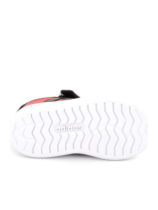 Streettalk Kids Sneakers with Hoop & Loop Closure Red