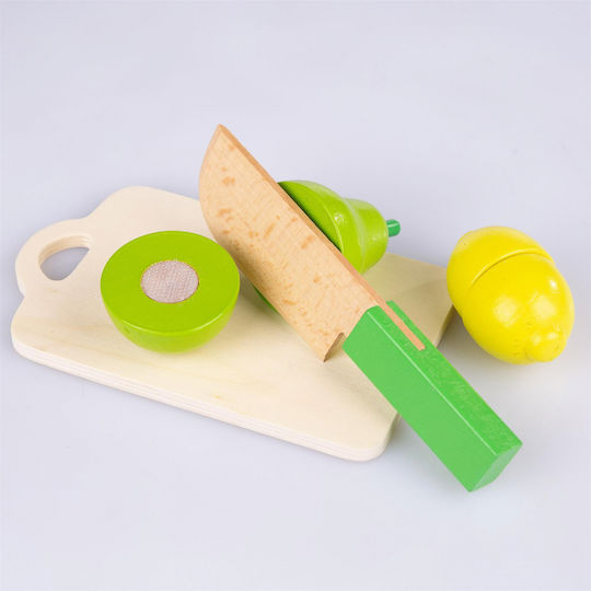 Kinderplay Joc cu fructe și legume din lemn 14buc