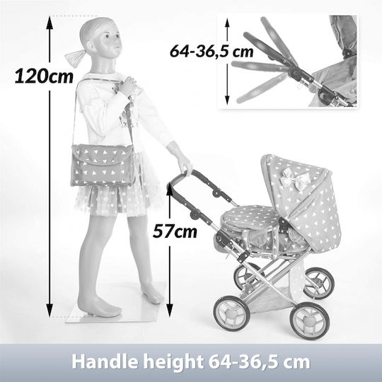 Kinderplay Cărucior pentru păpuși