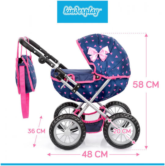 Kinderplay Cărucior pentru păpuși