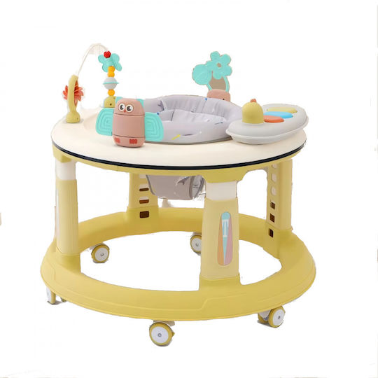 Little Mom Mersul Bebelușilor Pentru 7+ Luni Galbenă