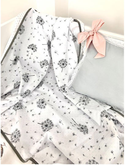 Arus Baby Burp Cloth Gri 75x75εκ.