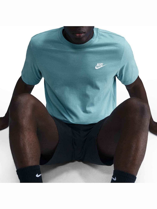 Athletic T-shirt Denim Turquoise