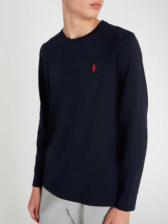 Langarm-Pullover Marineblau