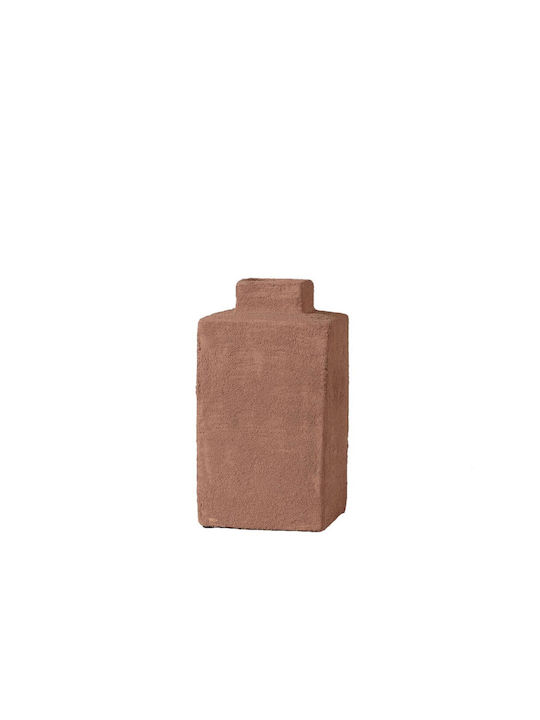 Espiel Decorative Vase Red 14x14x14cm