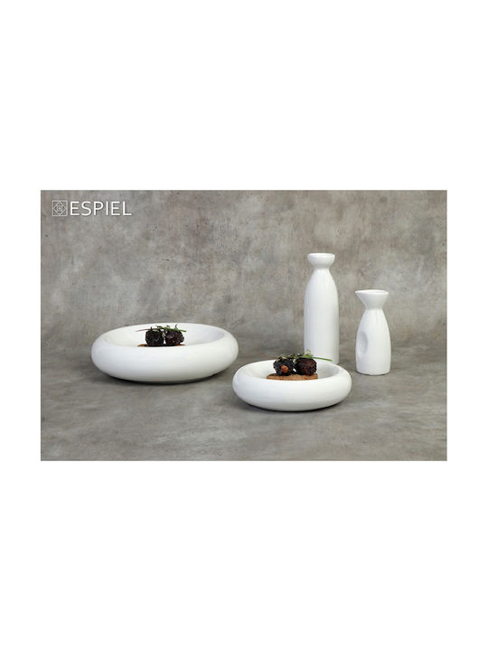 Espiel Decorative Vase Siders Ecru 5x5x12cm