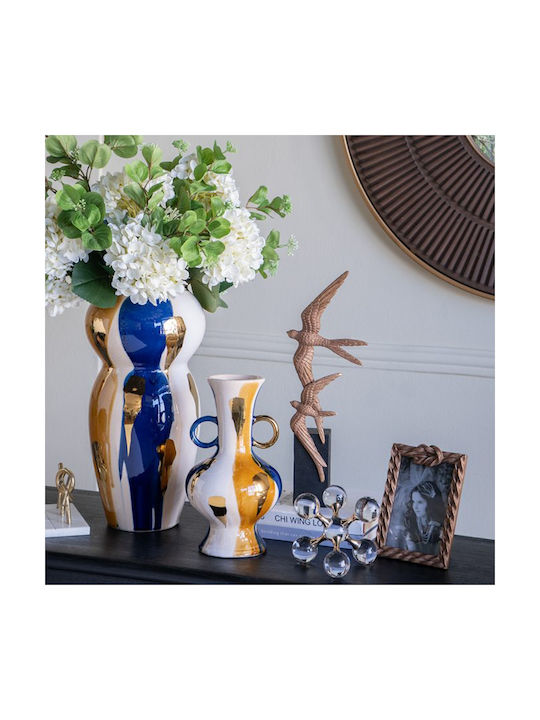 Artekko Ekko Decorative Ceramic Vase Multicolored 20x20x41.3 cm