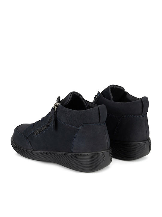Stiefeletten Damen Marineblau