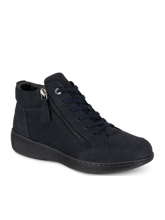 Stiefeletten Damen Marineblau