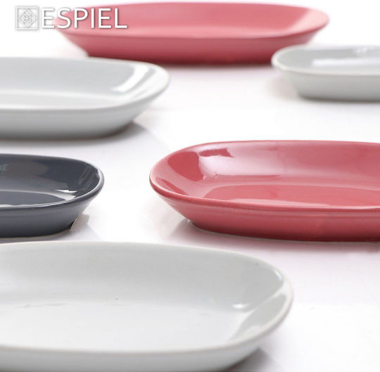 Espiel Essentials Servierschüssel Rund aus Porzellan Rot