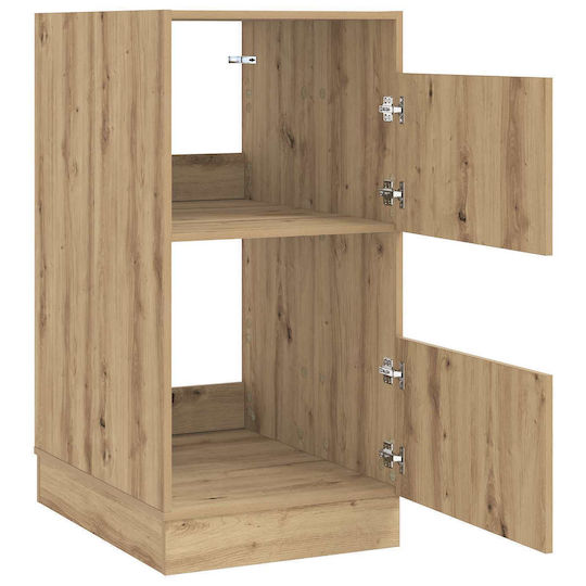 vidaXL Bathroom Cabinet Laundry L50xW68xH162cm Oak