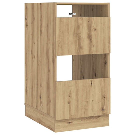 vidaXL Bathroom Cabinet Laundry L50xW68xH162cm Oak
