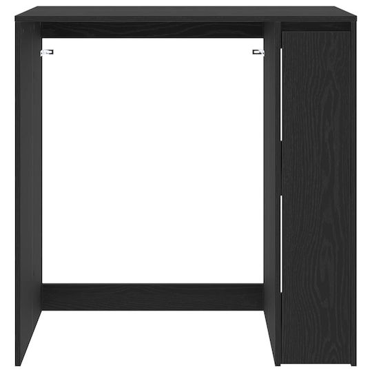 vidaXL Cabinet de baie Mobilier pentru baie L87xA60xÎ89cm Negru