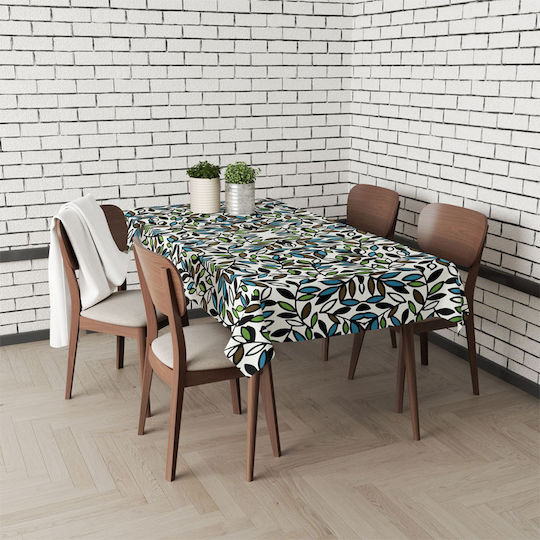 Hermia Tablecloth Multi-Green 140x220cm