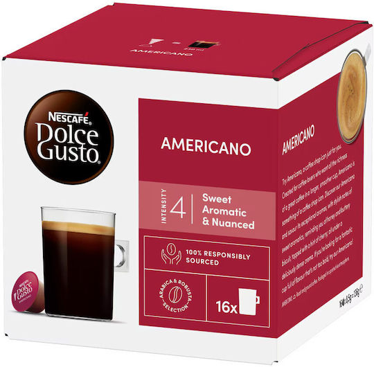 Nescafé Dolce Gusto Americano Capsules 16 Pieces