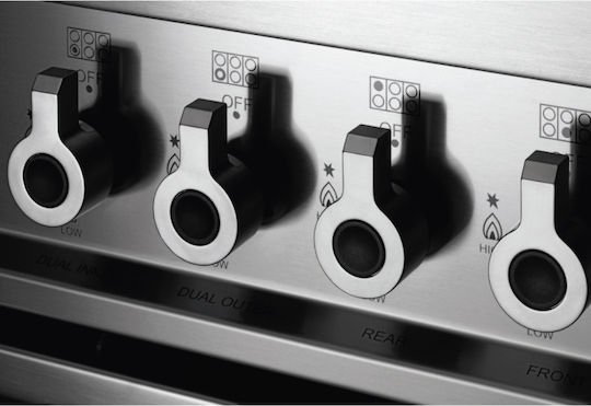 Bertazzoni Cooker 103lt with Natural Gas Hobs W89.5cm. Red